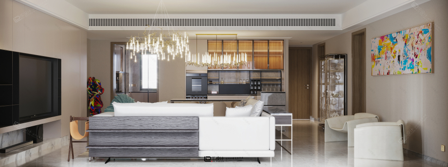 绿城晓风印月188方全案软装设计丨中国杭州丨LD设计-16