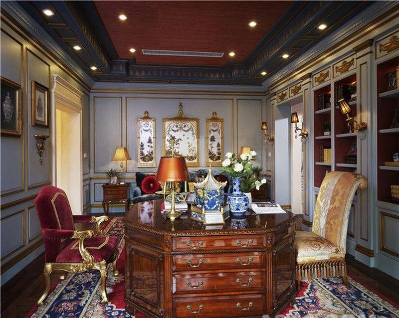 天津红磡领事郡法式别墅设计－浪漫宫廷风-19