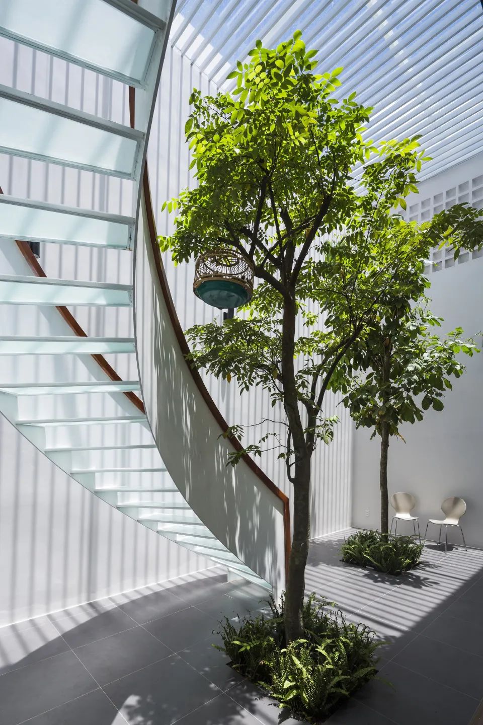 越南 T 住宅 | 花园联系私密空间的三口之家-30