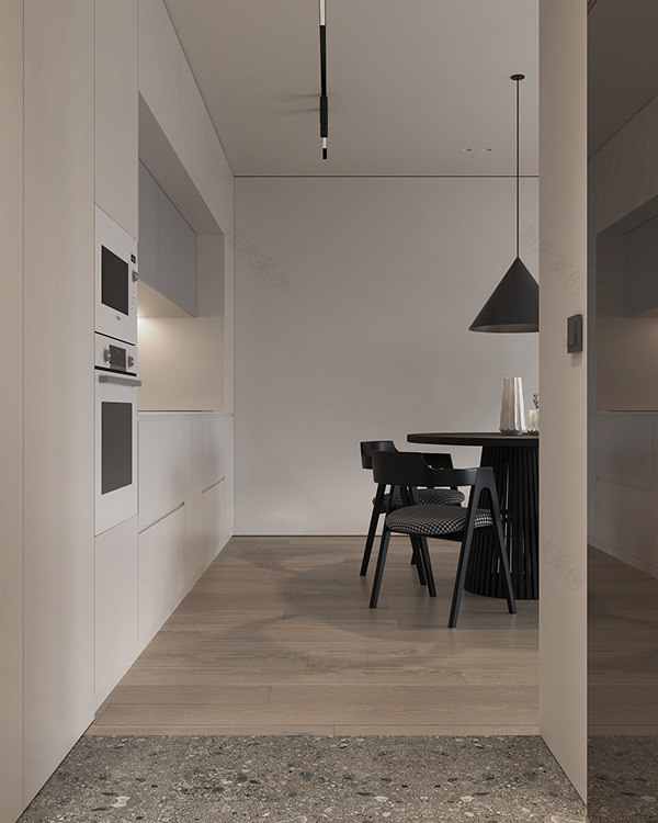 BLACK & WHITE公寓设计丨波兰克拉科夫-12