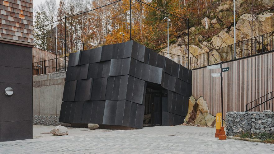 哥德堡人工洞穴入口(The Mountain Chamber)丨瑞典丨Erdegard Arkitekter-0
