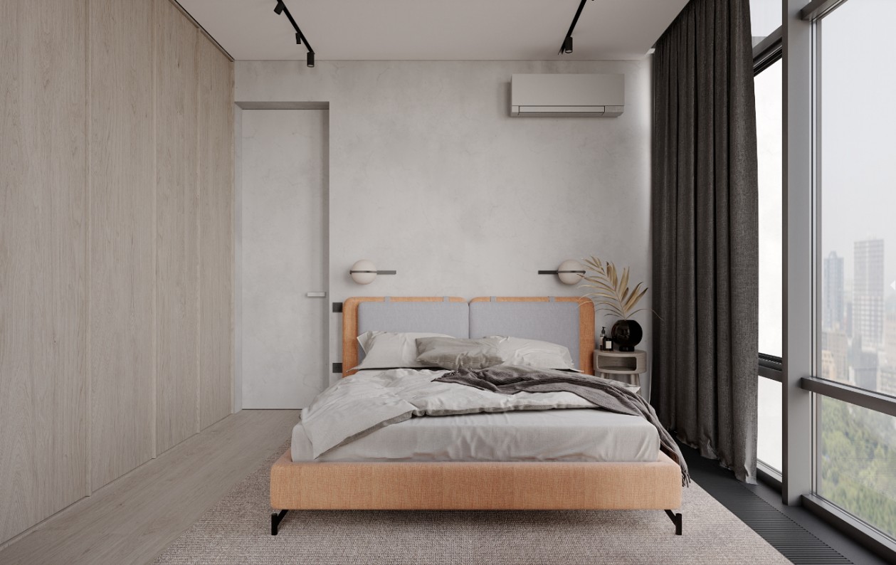 120 平北欧风暖色系日景夜景设计案例-20