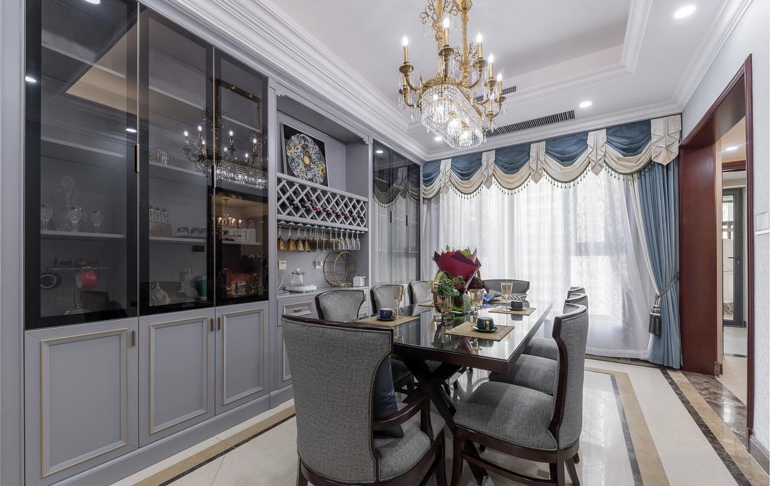 精装房改造,美式新古典邂逅浪漫优雅-16