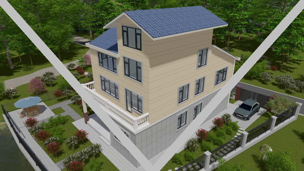 别墅门窗装修效果图 F137-13