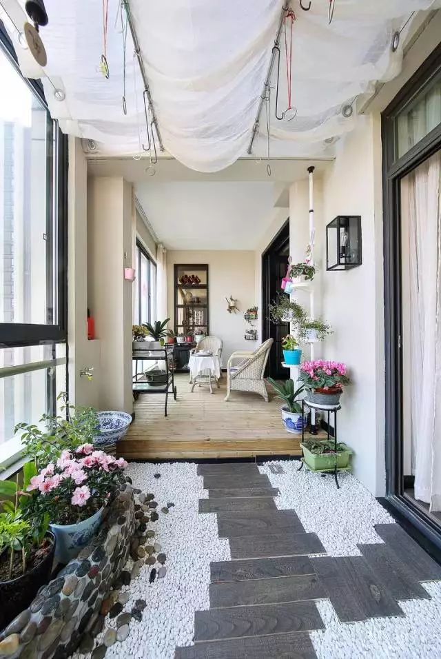 接地气！190平现代中式，花园阳台真的很漂亮！-31