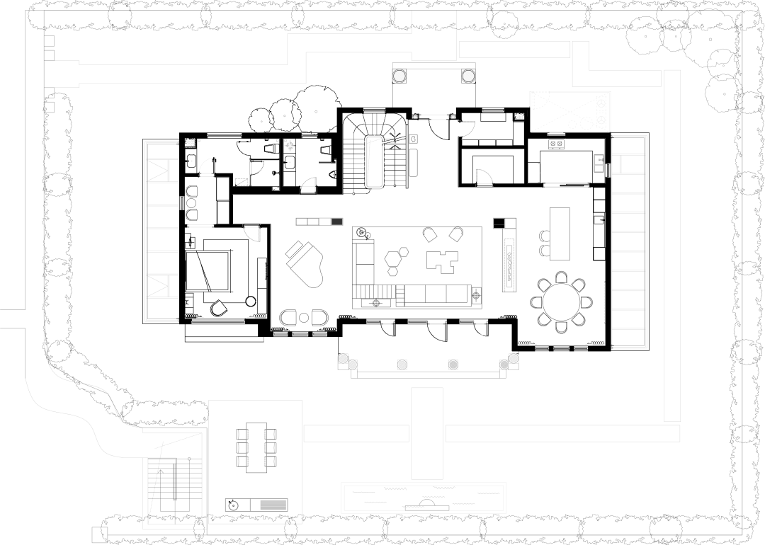 东郊花园私人别墅丨中国上海丨上海亦鉴建筑设计-54