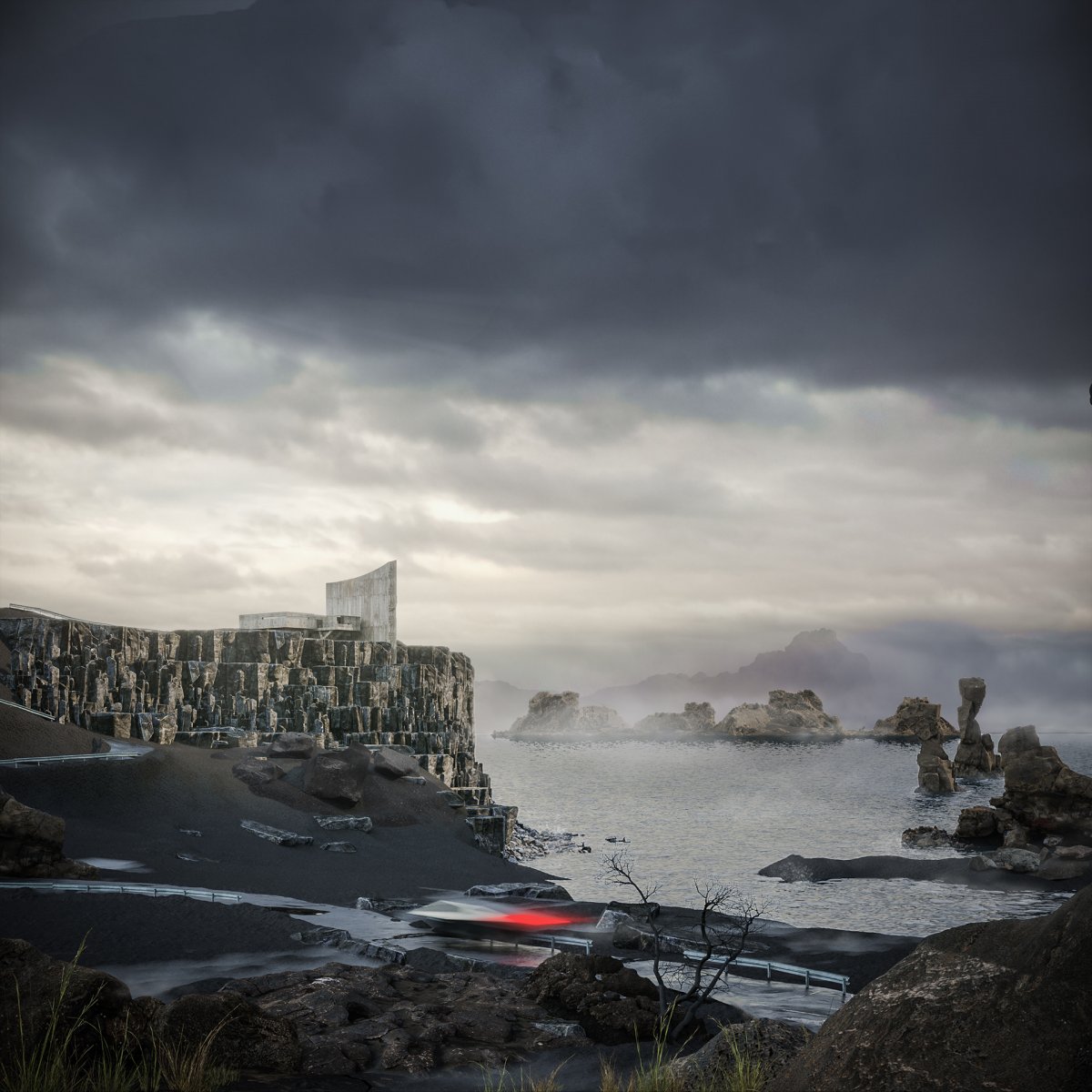 混凝土中的黑色沙滩 | 开罗设计师 Mahmoud Sherif 的创意之作-2