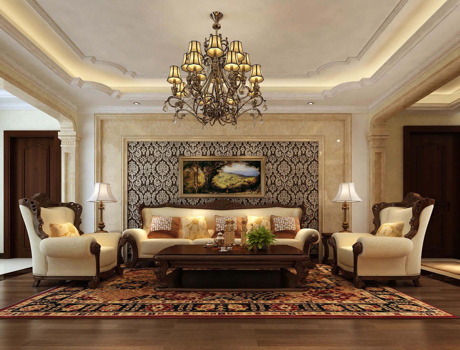 丽水蓝湾148平豪华欧式-1