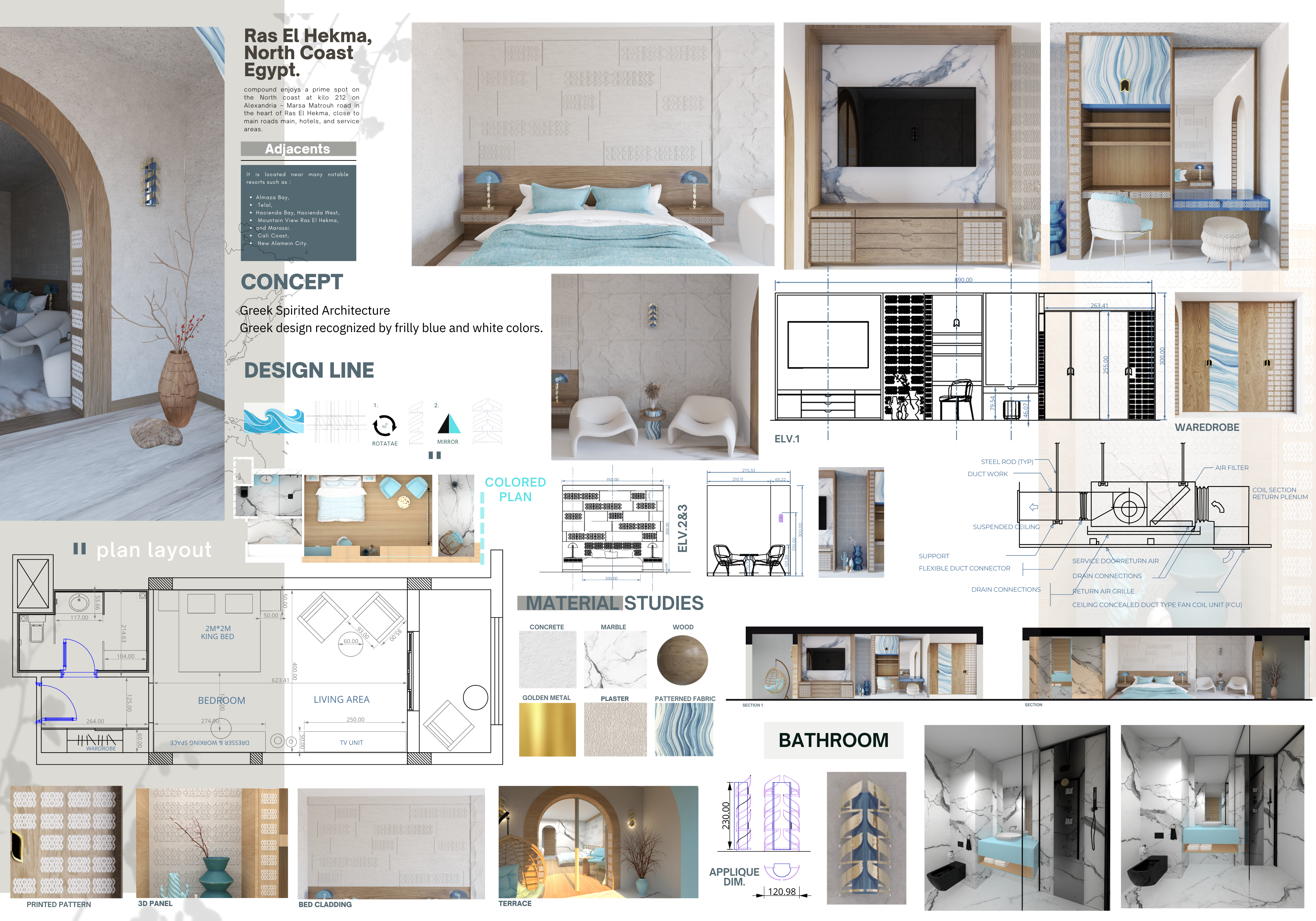 奈亚湾酒店大堂和房间丨埃及-34