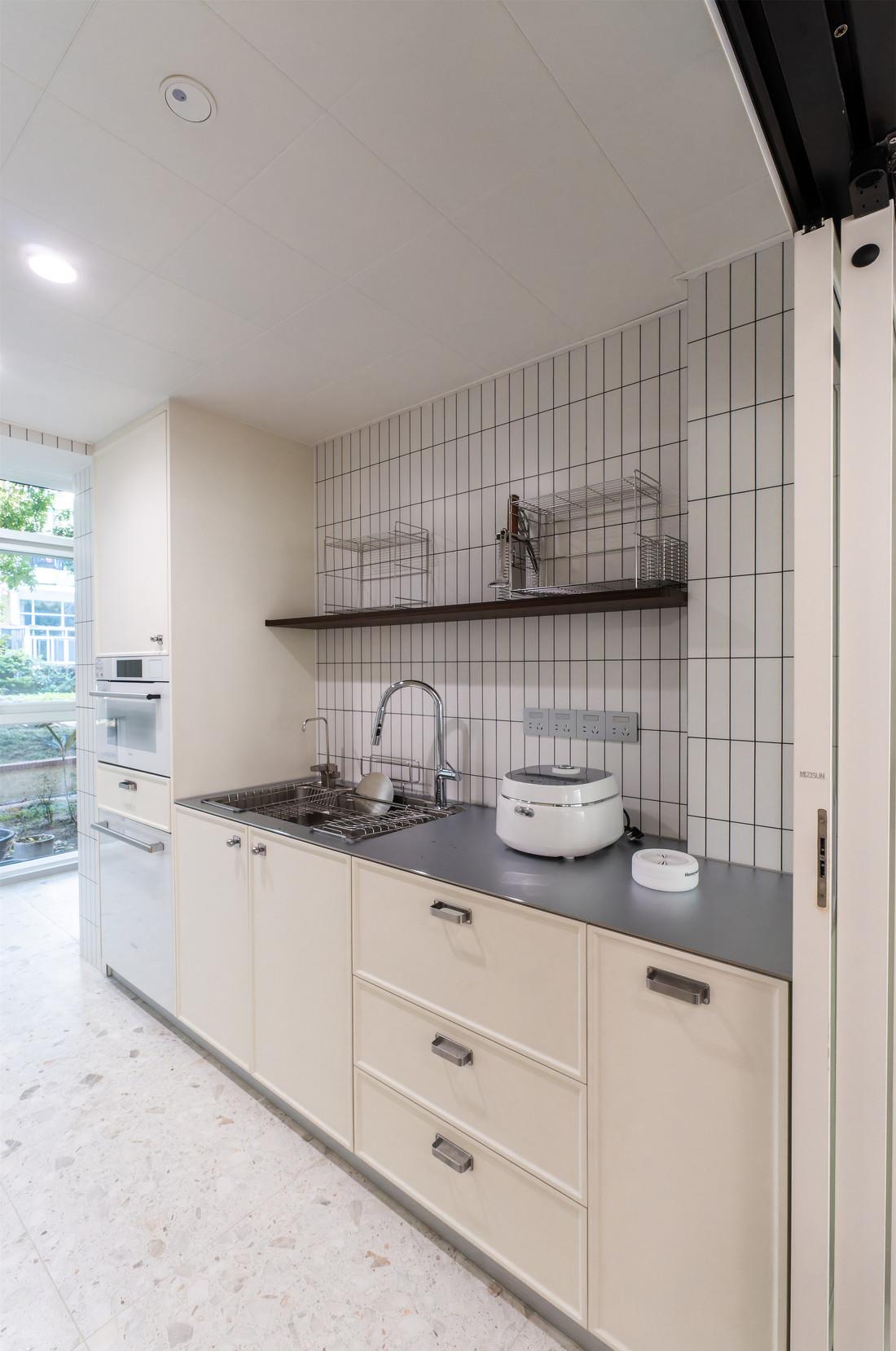 奶油复古风二居室-34