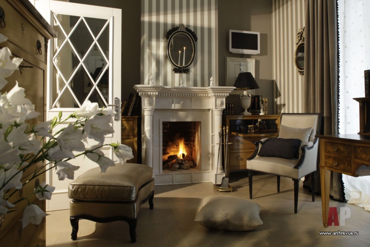 俄罗斯帝国风格庄园室内设计丨Нестерова Юлия-43