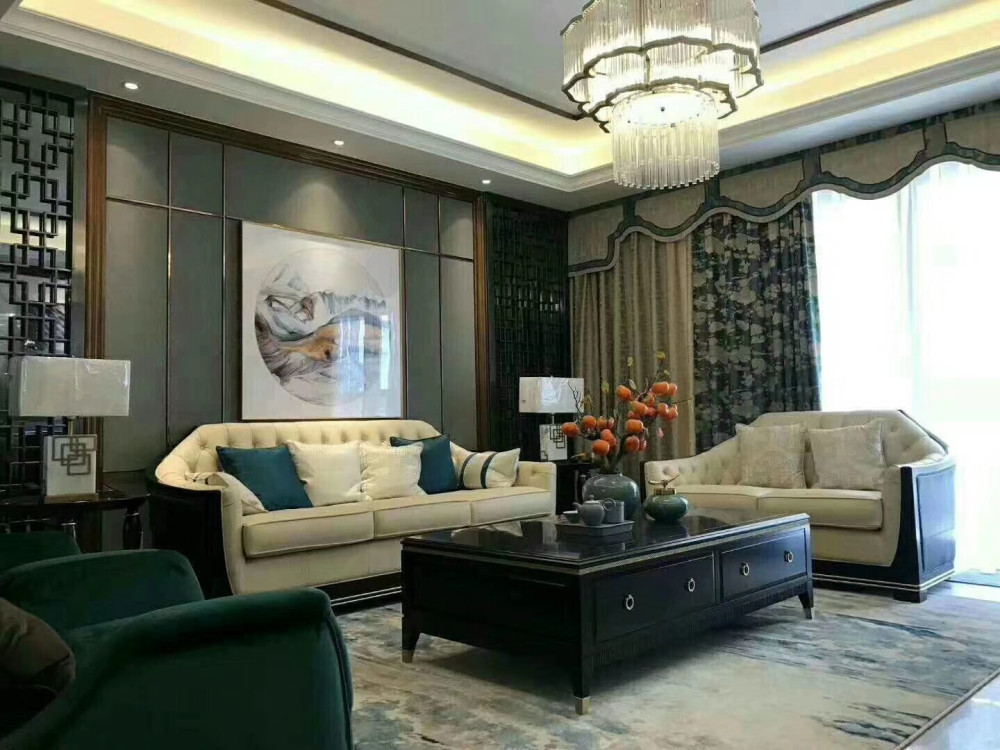 新中式风格的魅力演绎——简约线条勾勒出的灵动空间-8