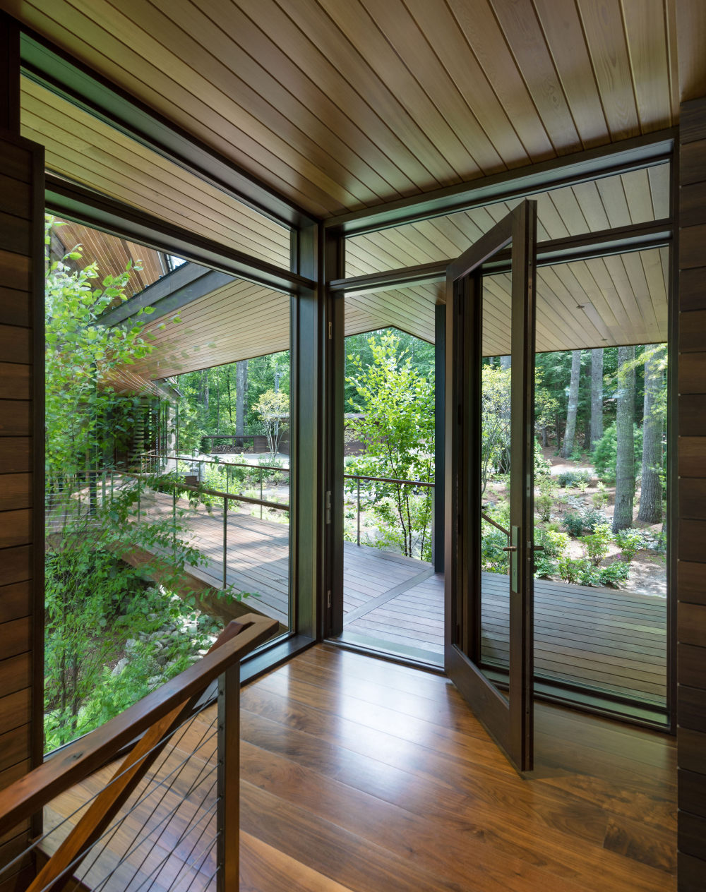 美国俯瞰湖边住宅（2018）Murdough Design Architects-29