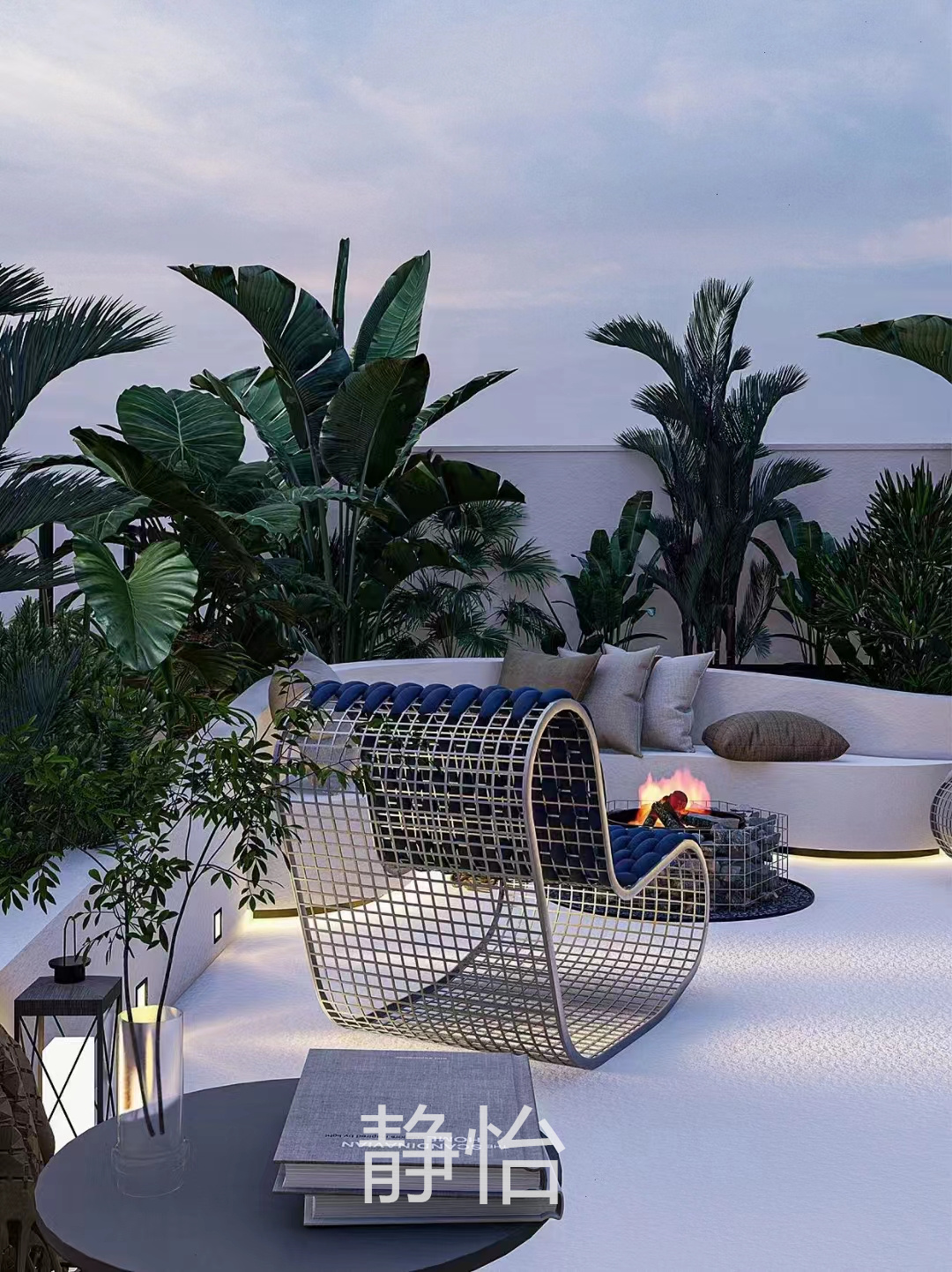 室外露台花园——生活需要一些热爱和行动-4