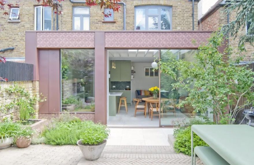 伦敦艺术手工艺家庭扩建现代厨房餐厅丨英国伦敦丨Novak Hiles Architects-7