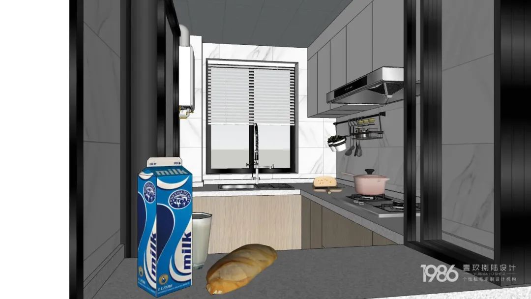 北欧风长沙 95㎡小户型，简约清新空间-9