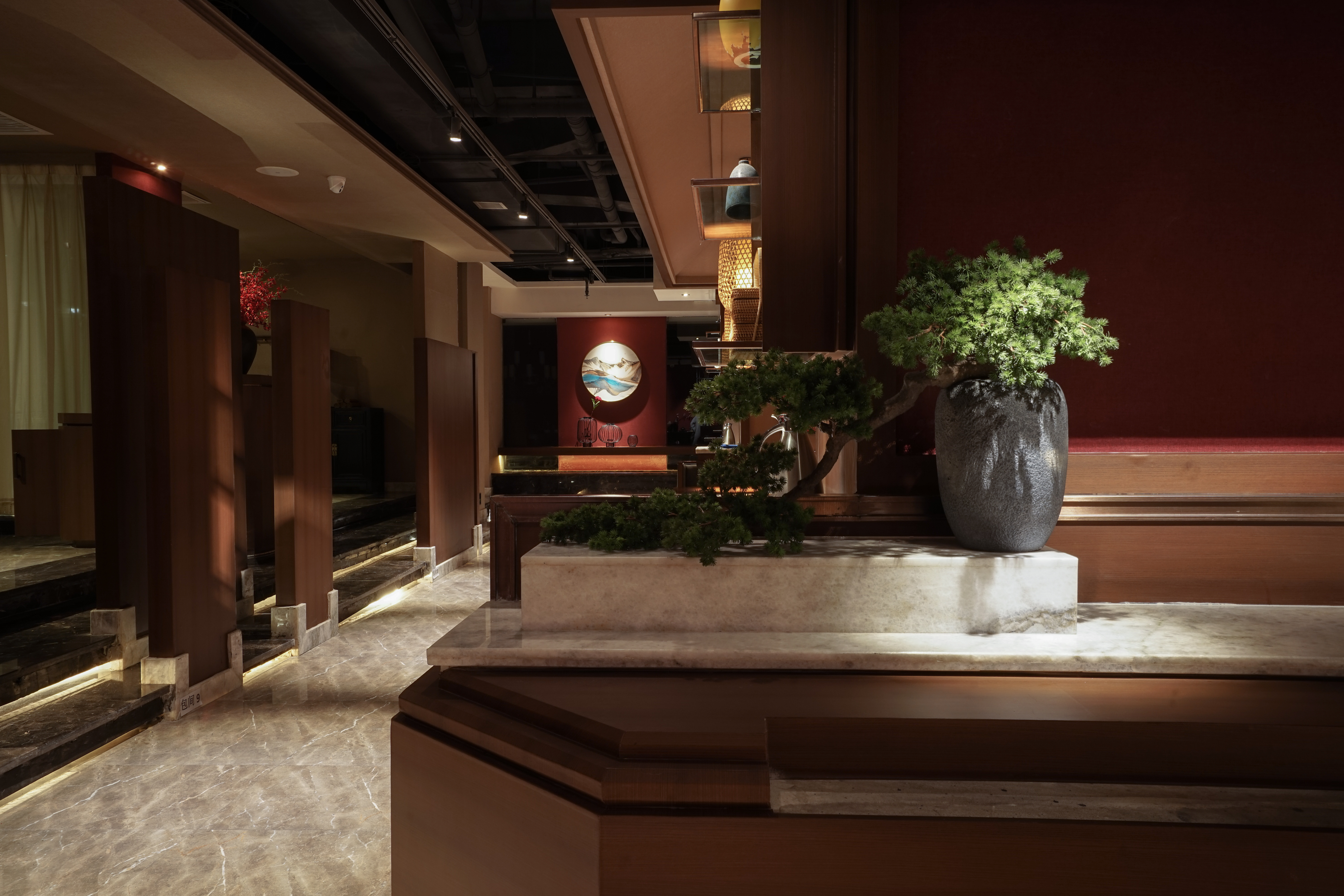 拉萨LHASA_九门川菜府邸餐厅设计-16