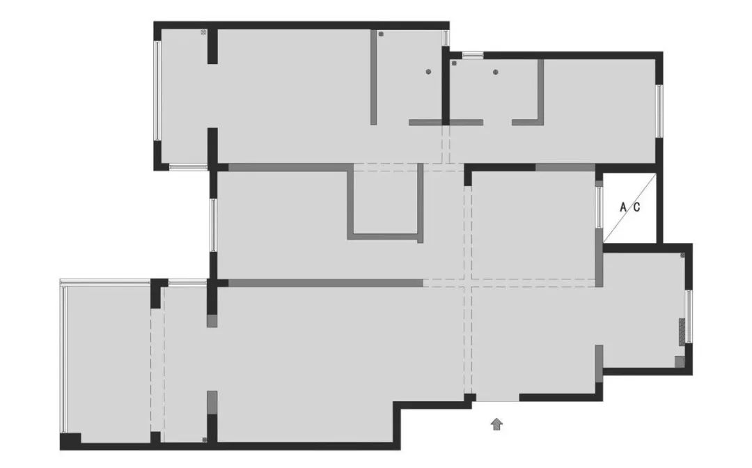 A+ONE 案例 | 160m²简约不单调的空间设计-22