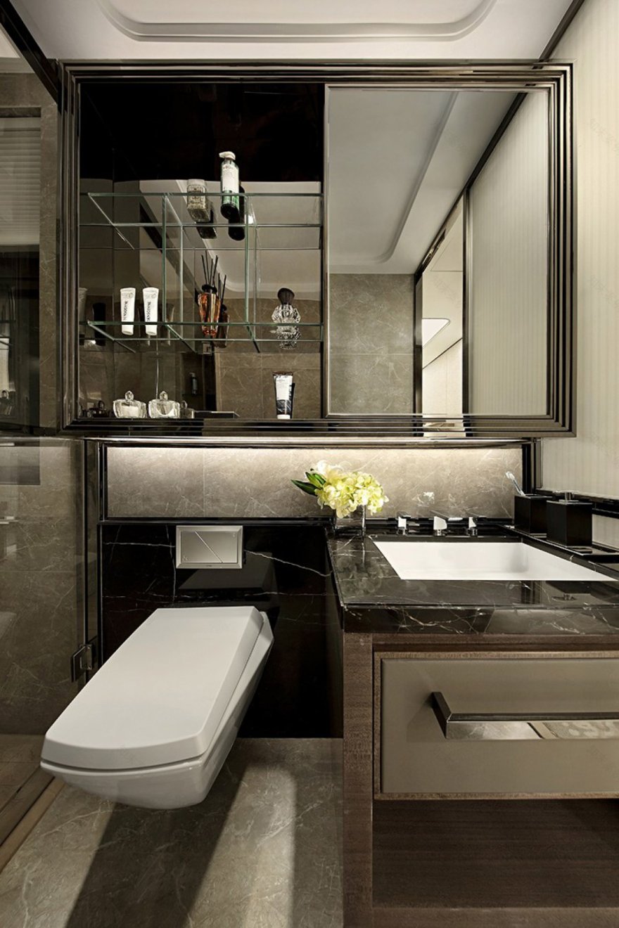 115m²珠江湾畔,大城美宅—宏鼎天御江畔样板房 戴勇室内设计师事务所-24