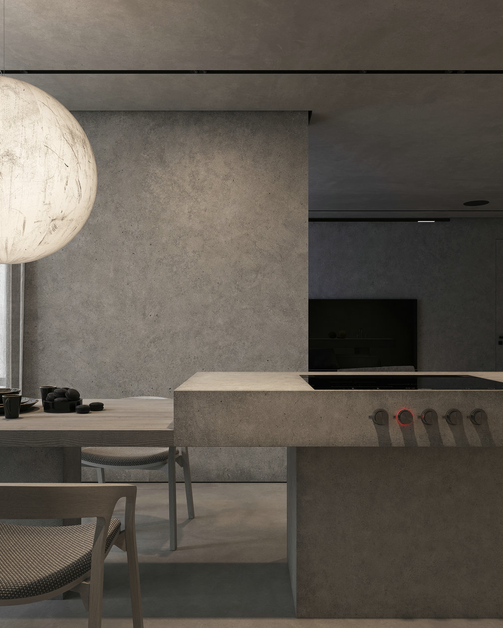 深色系公寓设计-8