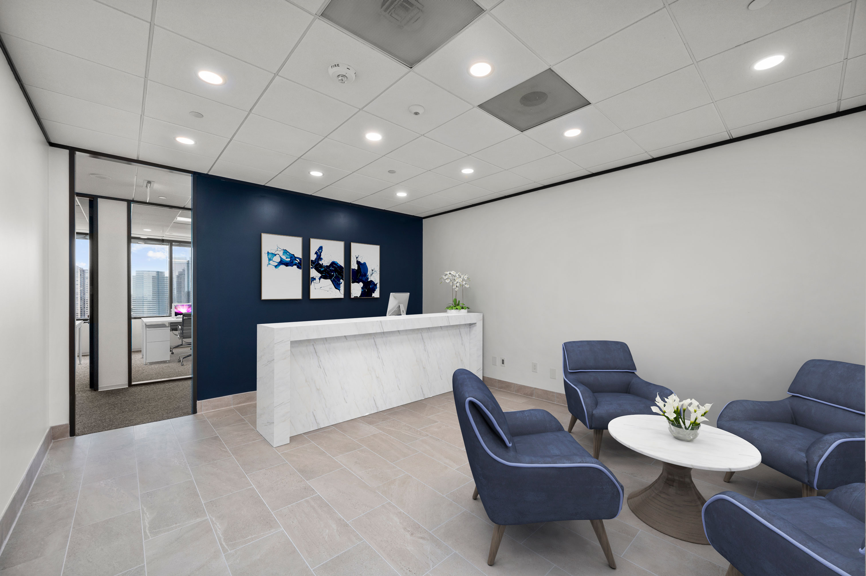 Three Riverway Spec Suite 办公空间设计丨Goree Architects-7