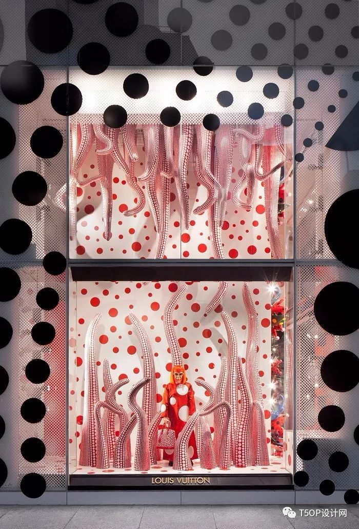 YAYOI KUSAMA设计Louis Vuitton纽约旗舰店橱窗-5