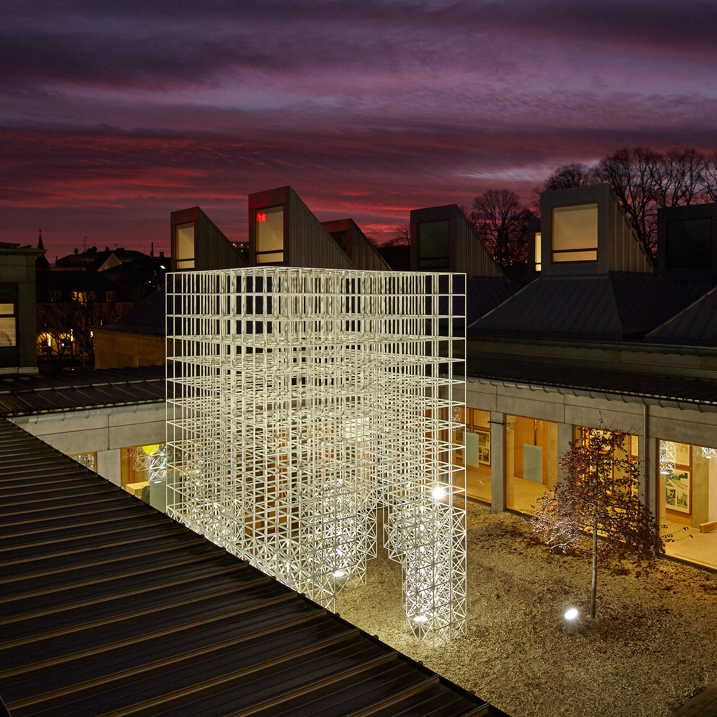 Utzon Center 丹麦天空下的另类圣诞树-0