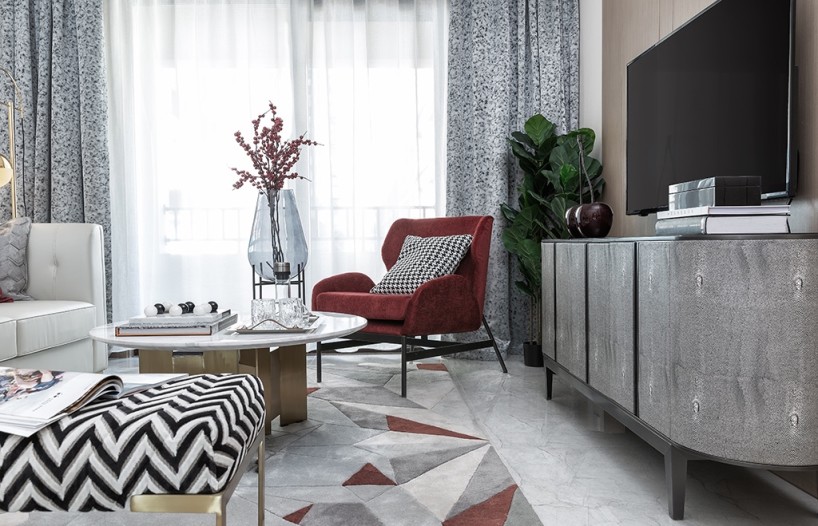 山西太原远大凤玺湾样板间——英伦时尚风格-4