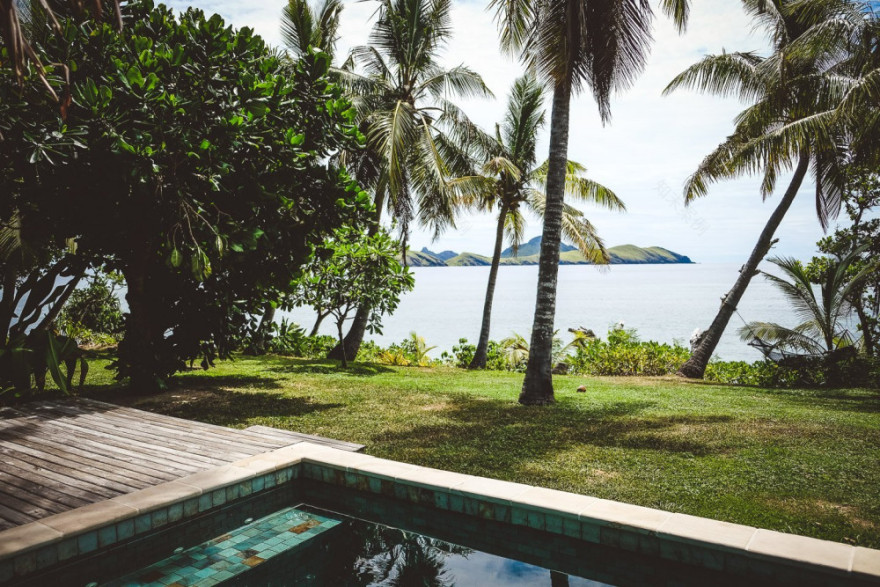 斐济五星级豪华度假酒店,现代斐济风格的海滨别墅-41
