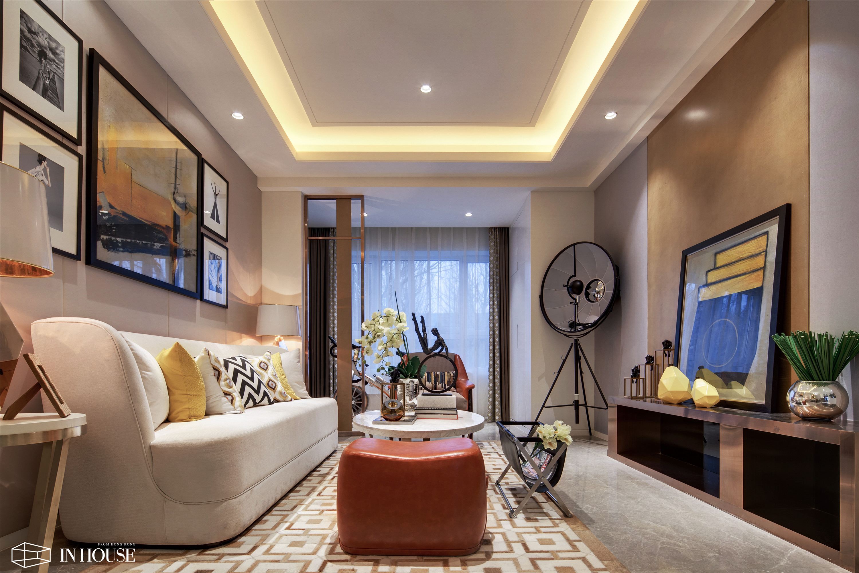 融创中新国际城95㎡样板间软装设计——INHOUSE设计-3