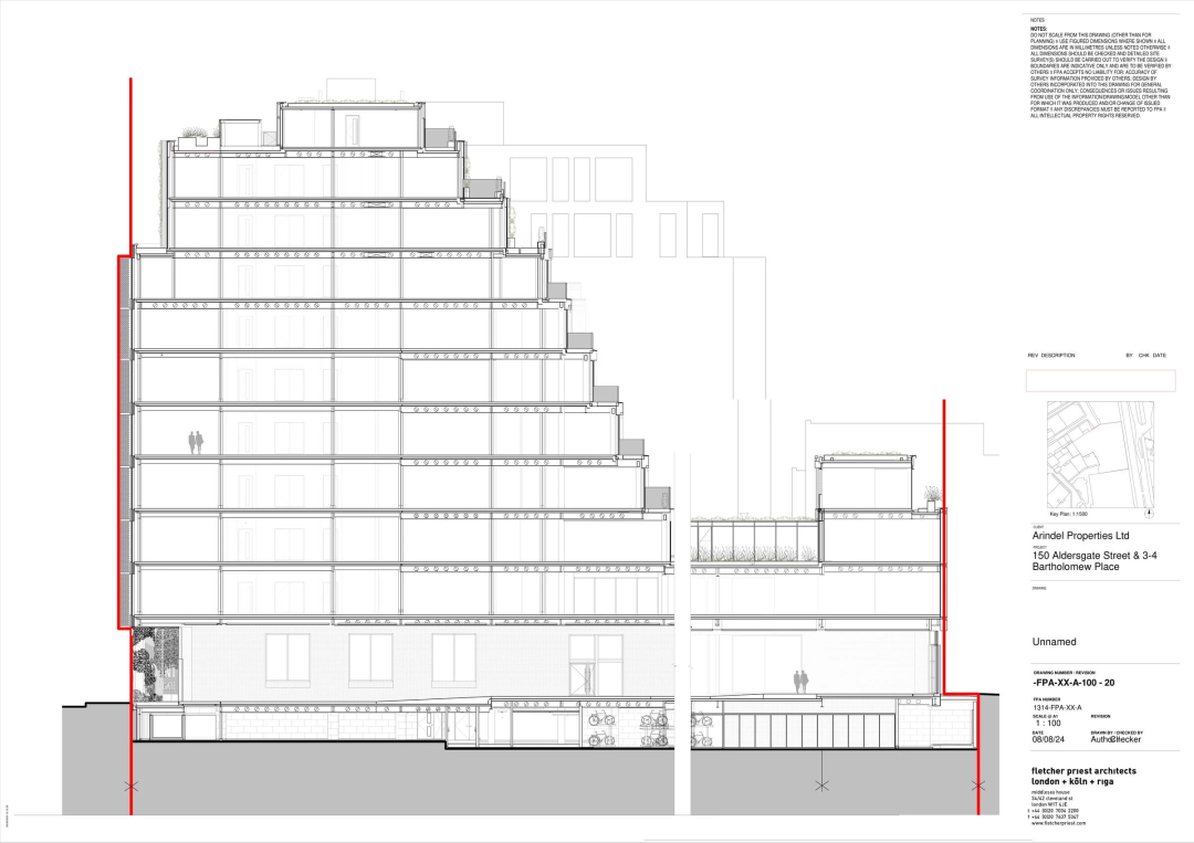 伦敦Aldersgate街150号改造项目（“Verdant”建筑）丨英国伦敦丨英国Fletcher Priest建筑事务所-57