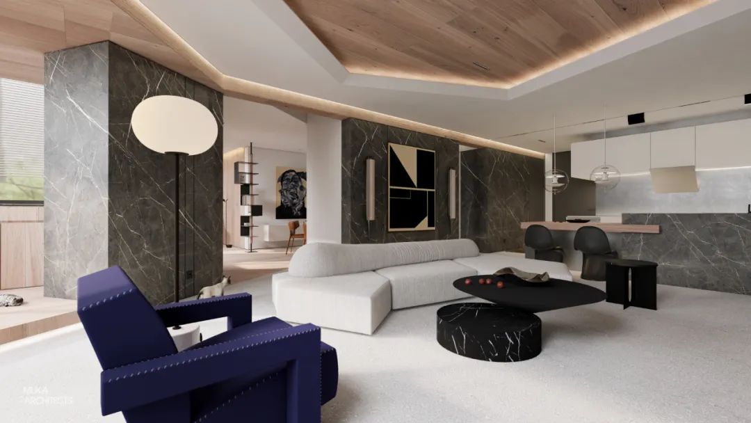 J House · 现代极简都市生活设计丨中国上海丨上海木卡建筑设计有限公司-13