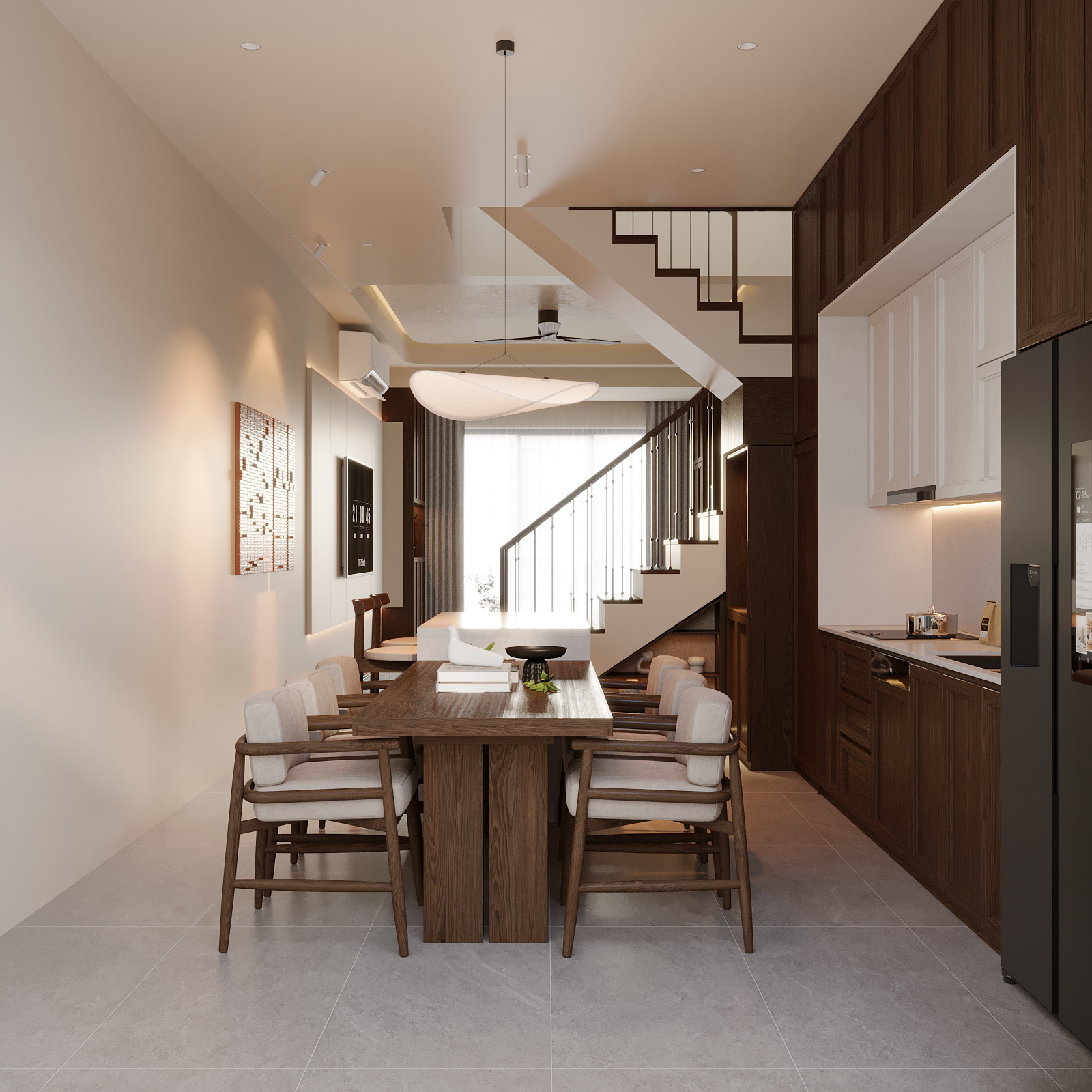 The Warm Balance – Modern Living Space-10