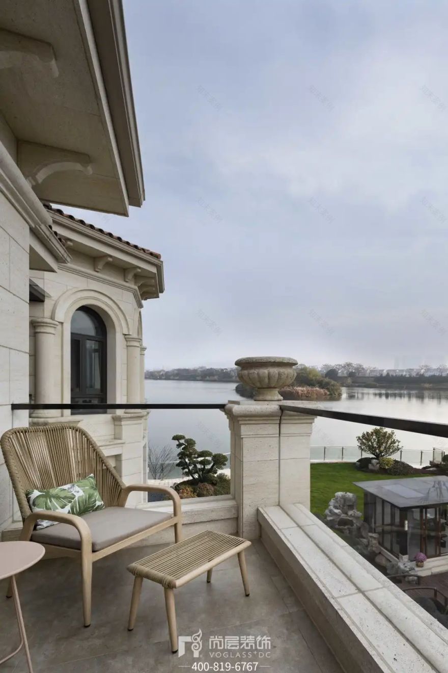 银湖花园×尚层别墅装饰|杭州400㎡新中式别墅设计,由心生活-33