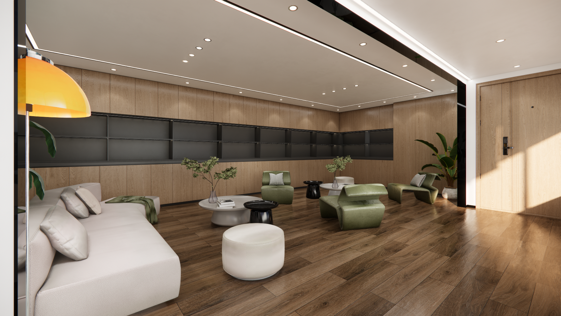 企业办公改造设计  领导办公室-8