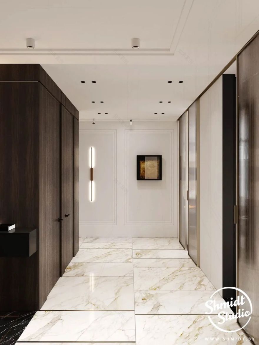 轻奢高级灰公寓丨俄罗斯设计工作室 Gennady Shmidt-16