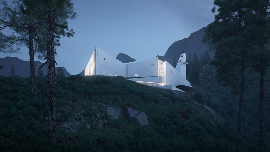 中建西南院在建方案:甲扎尔甲山洞窟壁画博物馆丨中国阿坝藏族羌族自治州丨中国建筑西南设计研究院有限公司 郑勇工作室+设计七院公司-5