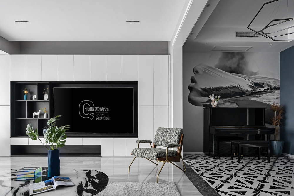 花溪半岛现代艺术风格装修案例丨中国重庆丨重庆俏业家装饰-26