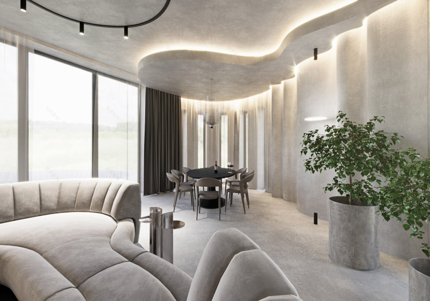 Bionic 风格别墅室内设计丨西班牙-14