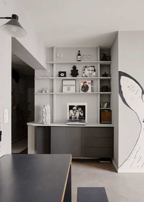 瑞典风格公寓 | 色彩碰撞的宁静空间-5