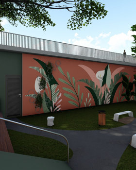 Praça das Artes do Hospital Fêmina - Arq. Voluntários