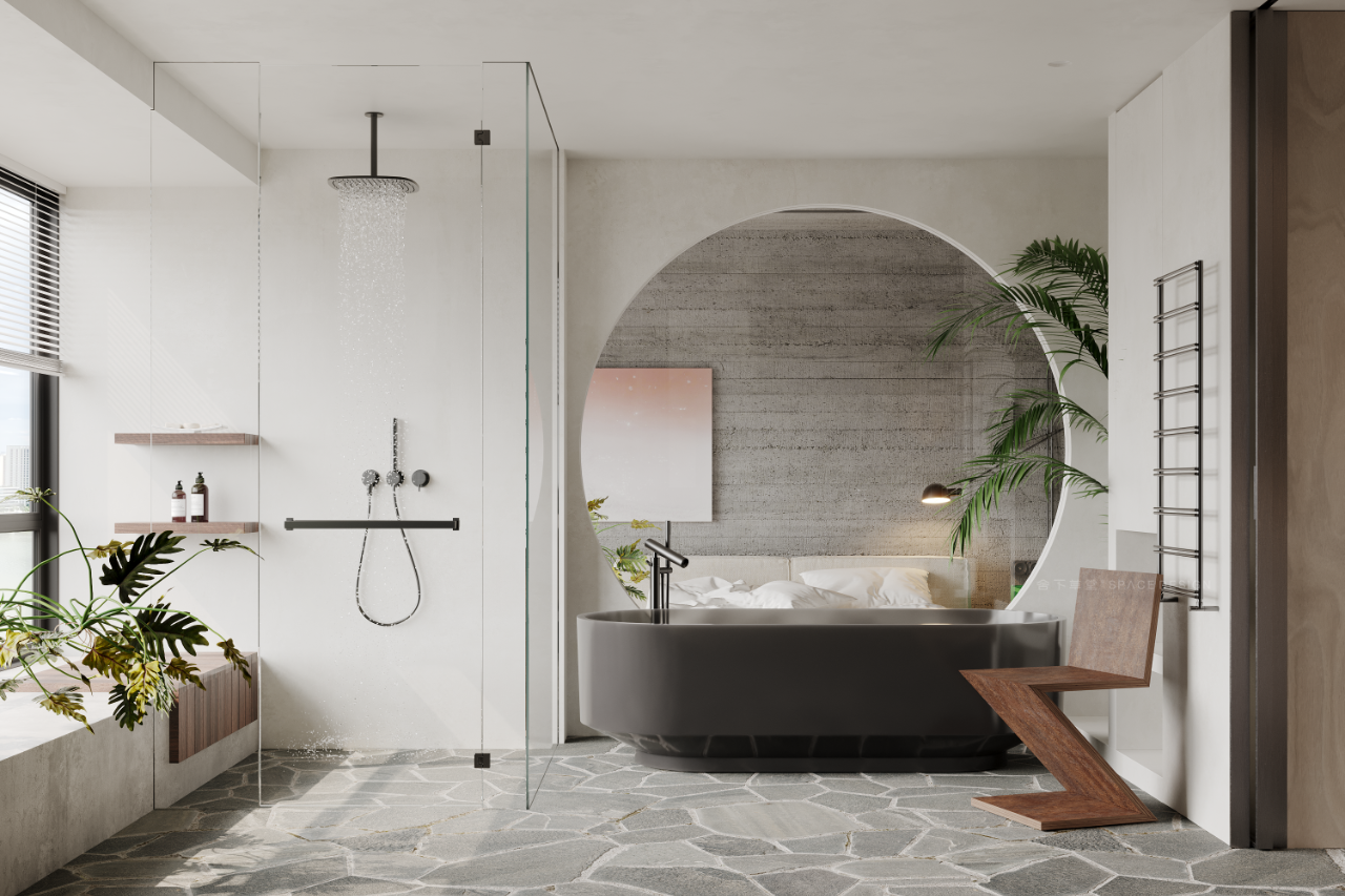 广州天銮公寓设计丨中国广州丨舍下草堂-56