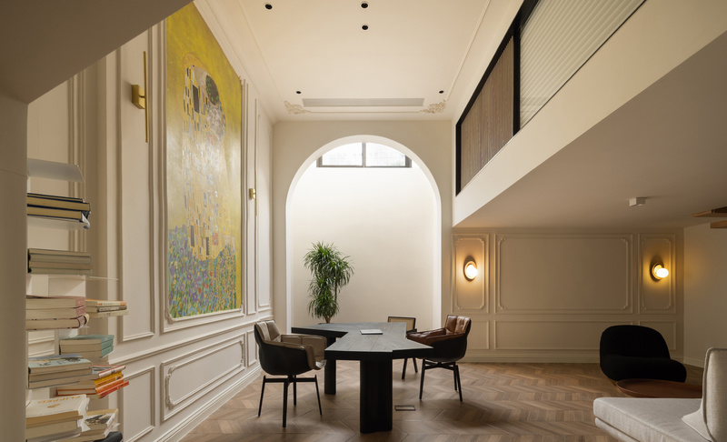 法式浪漫客厅设计，温馨互动空间-1