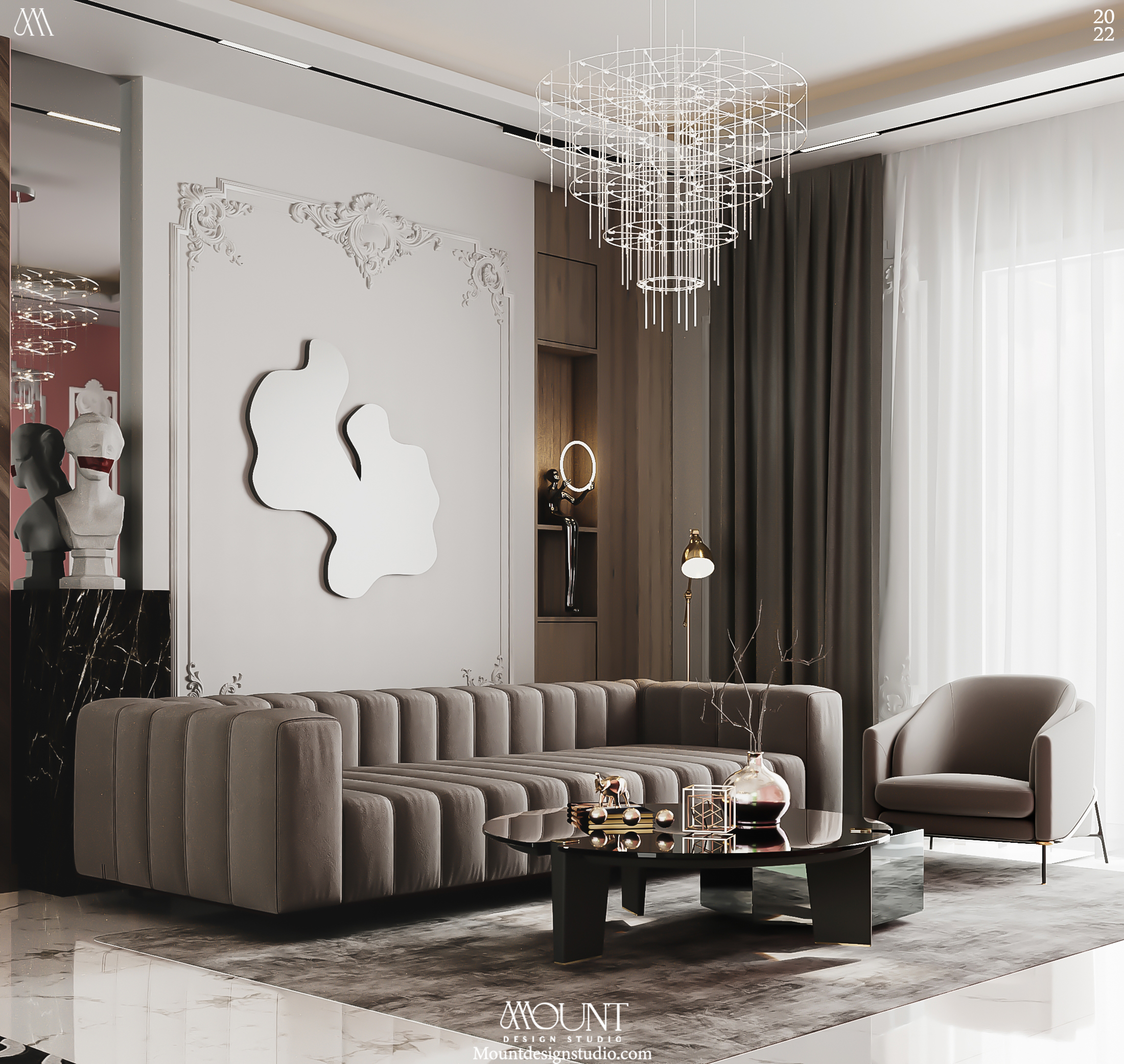 Abd alHaq 公寓室内设计丨埃及丨Mount Design Studio-6