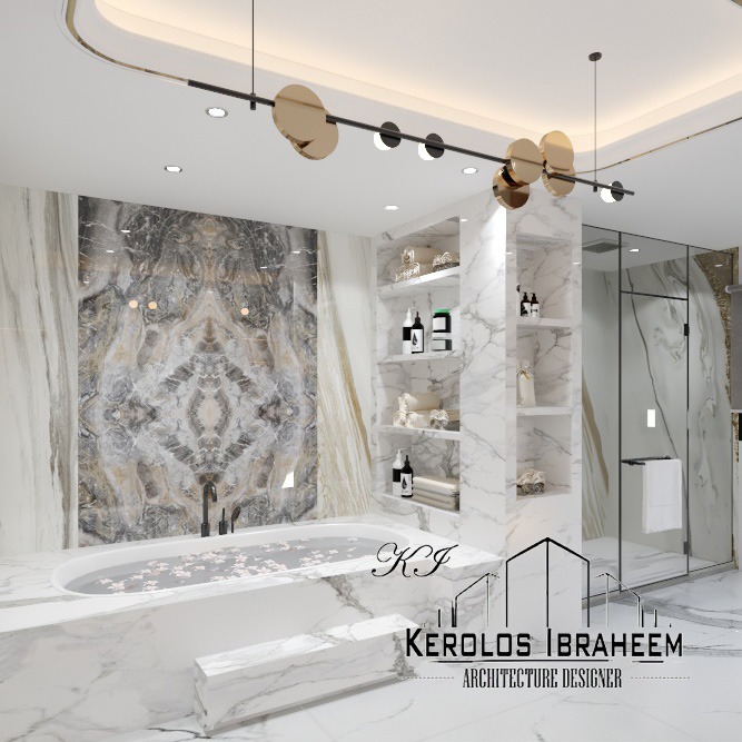 Neoclassic Masterbedroom with its bathroom and dressing-8