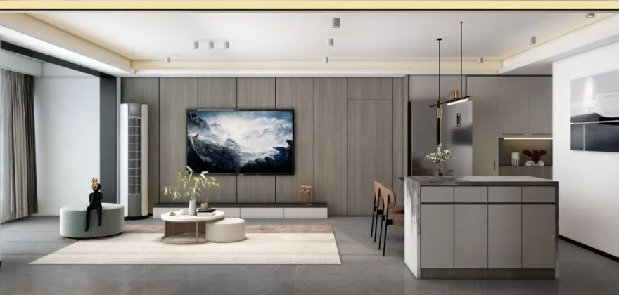 126㎡现代风格·生活的意义在于空间场景中-23