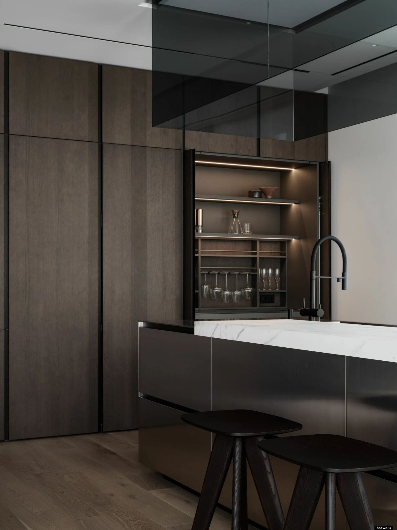 PR140 单身公寓设计丨俄罗斯莫斯科丨HOT WALLS-21