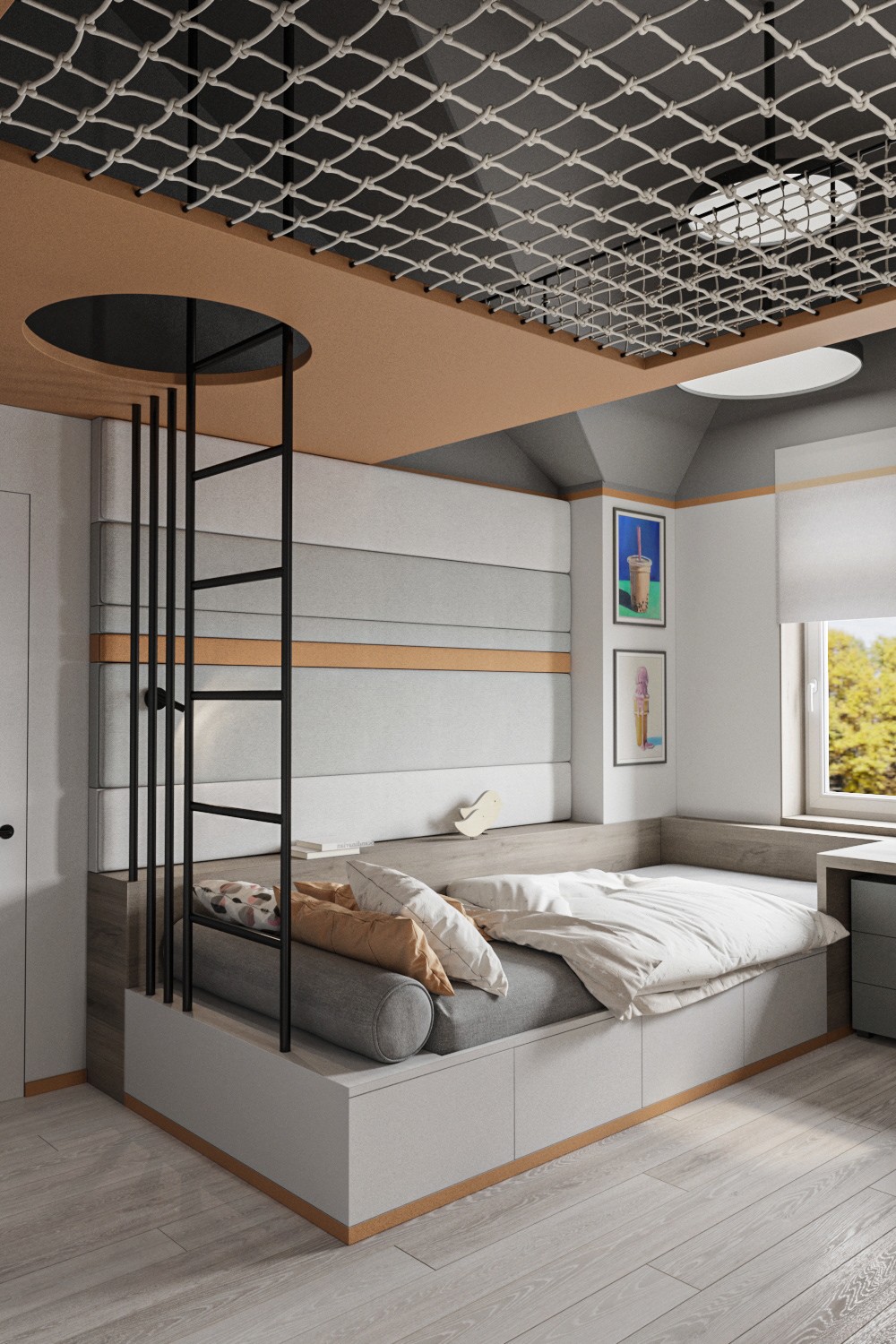 深色系小空间公寓设计-12