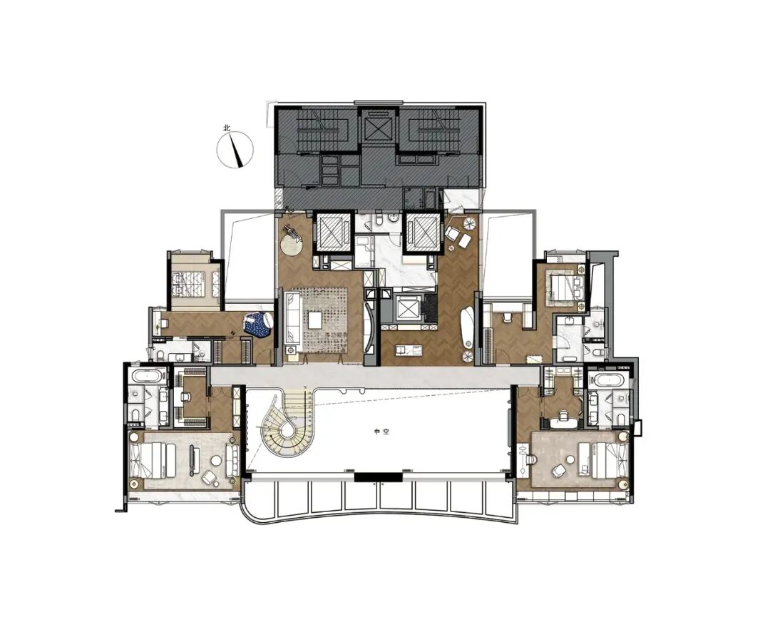 南驰·都湖国际揽湖峯顶层复式丨中国广州丨奥迅设计-102