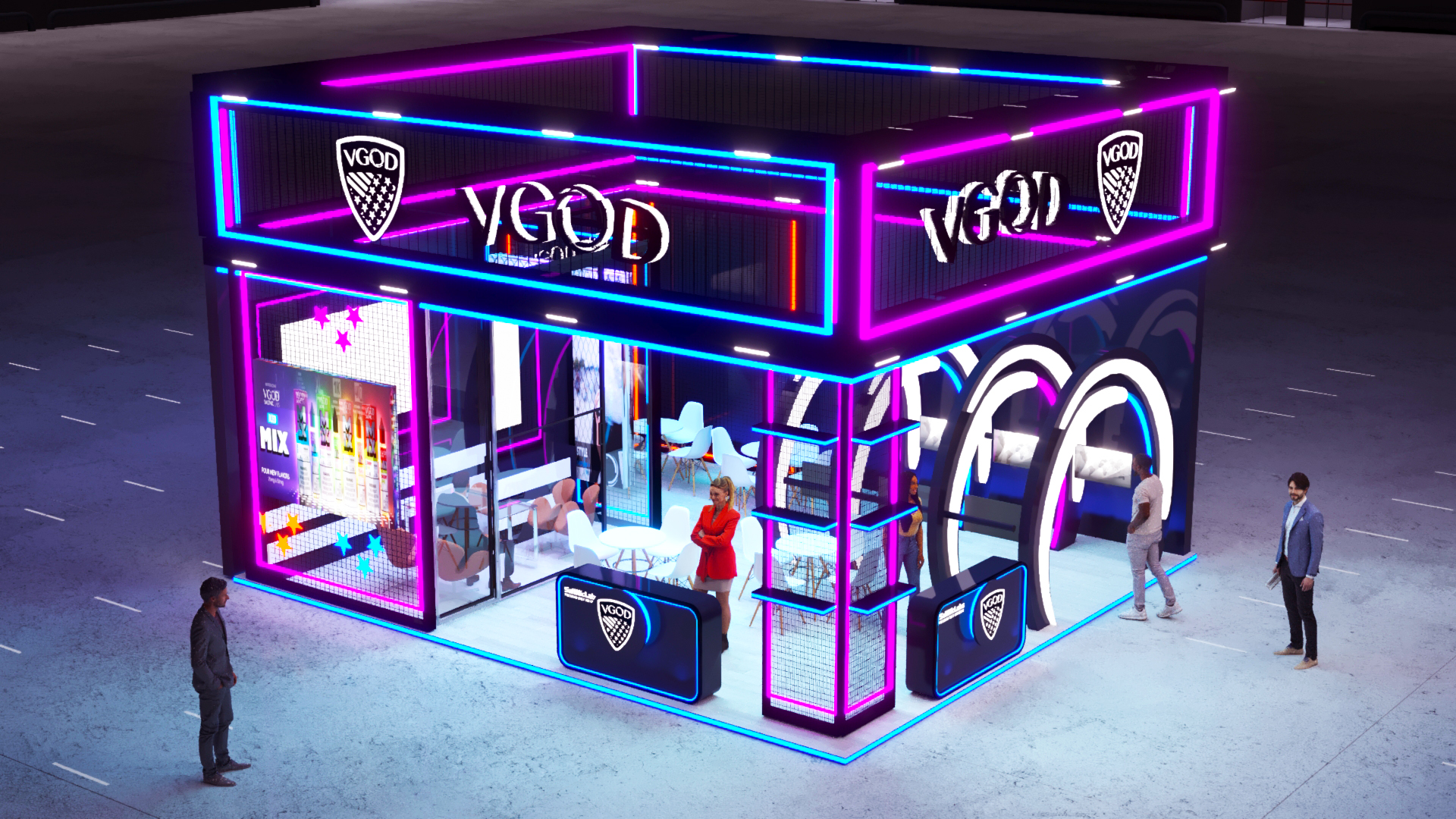 VGOD BOOTH (VAPE SHOW UAE )-4